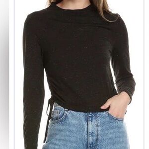 All Saints women’s beta shimmer cropped top size 8‎